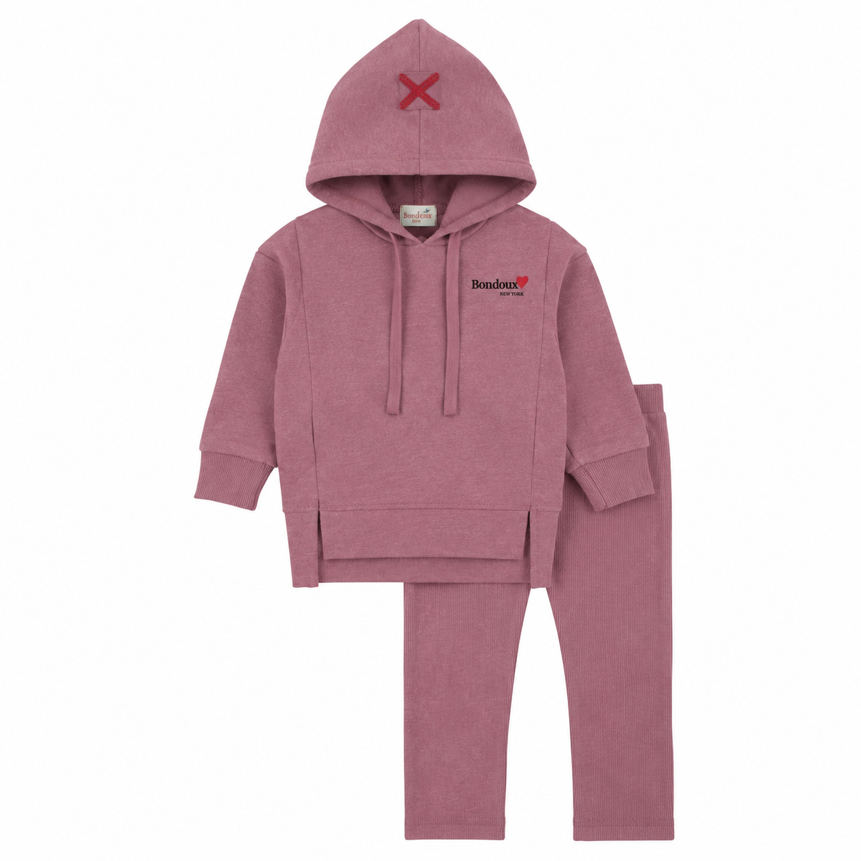 Acid Wash Mauve Chalk Girls 2 Pcs