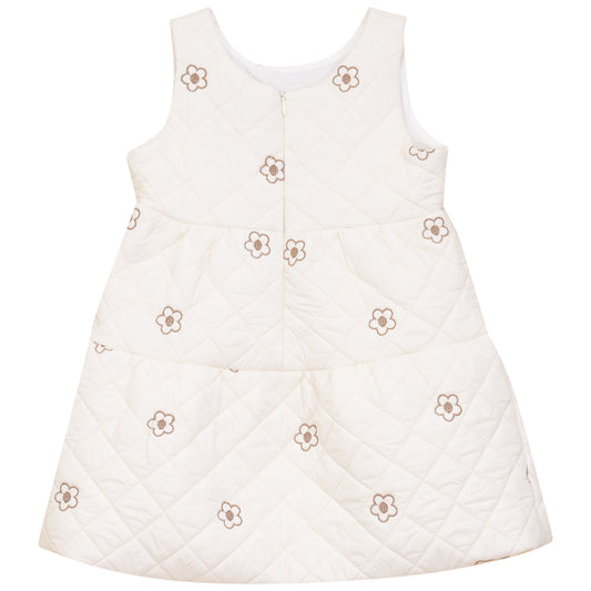 Ivory Quilted Dress