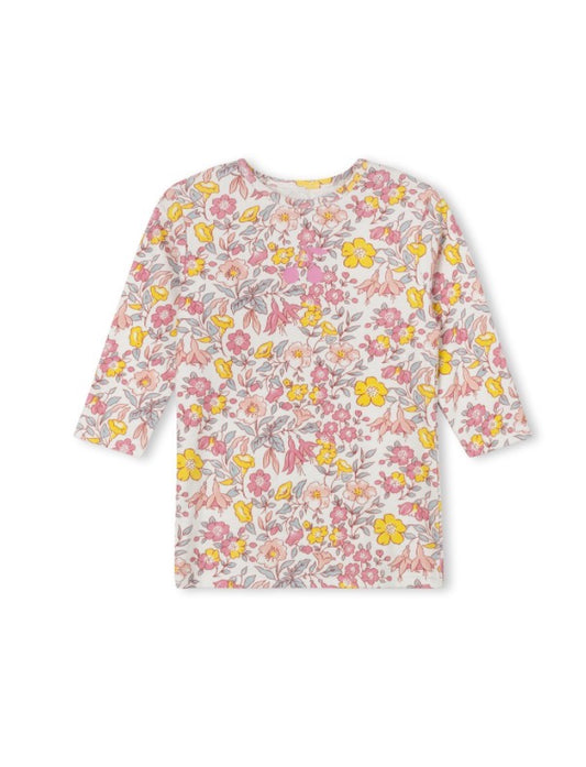 Small Print Fitted Tee