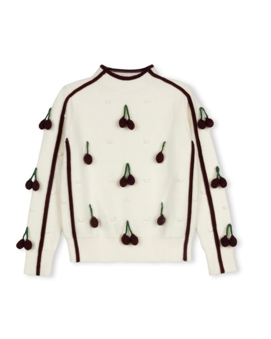 Ellin Cherry Knit Sweater