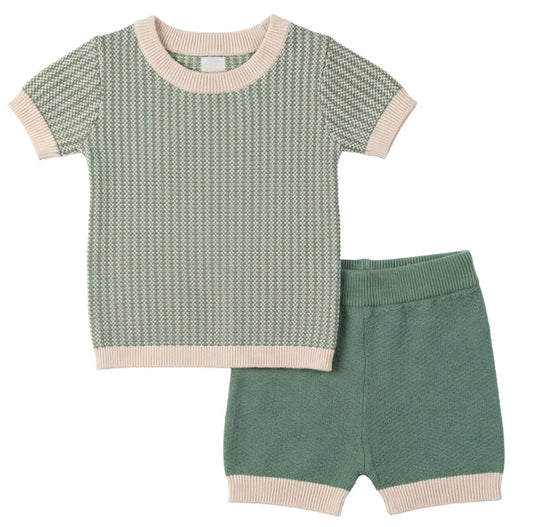 Boys 2 Pc Set In Knit