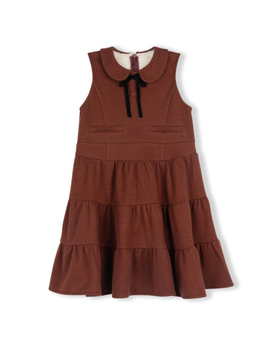 Arcane Wool Tiered Dress