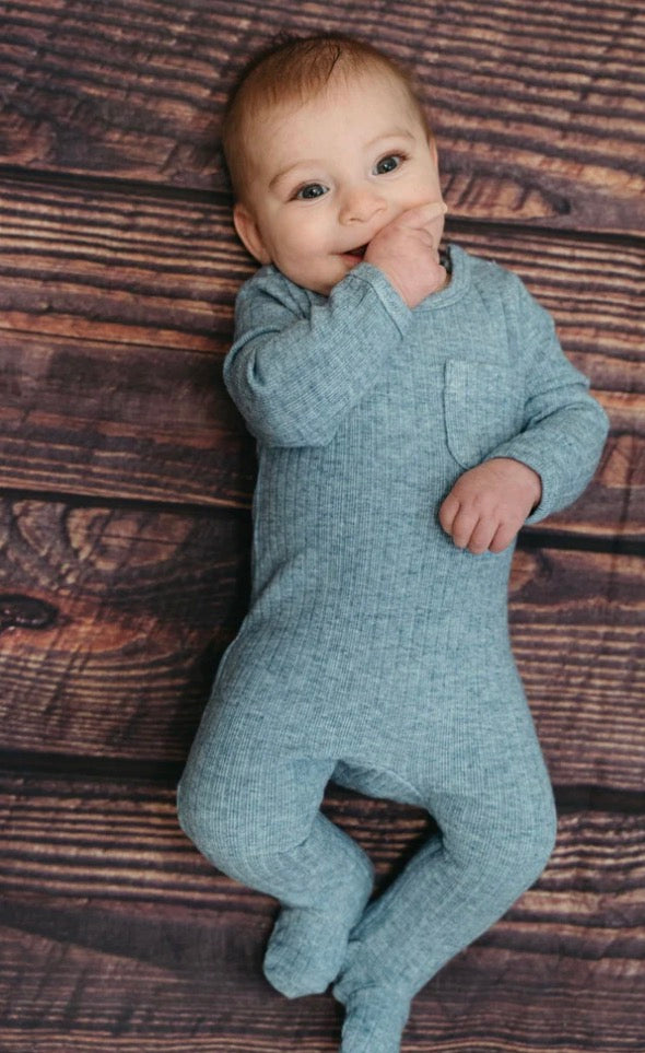 Thick ribbed pocket footie