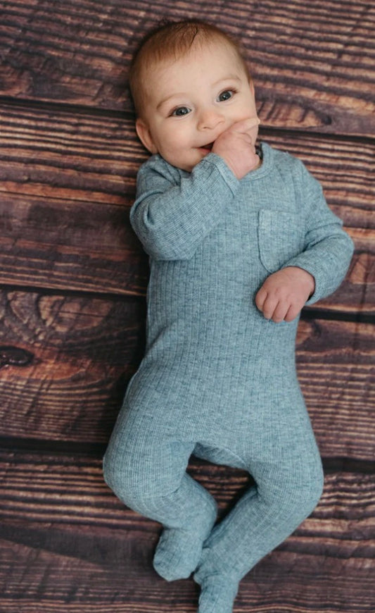 Thick ribbed pocket footie