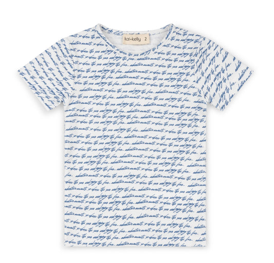 Scribble Tee Short sleeves