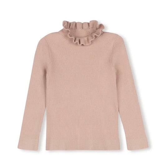 Ruffled collar Sweater