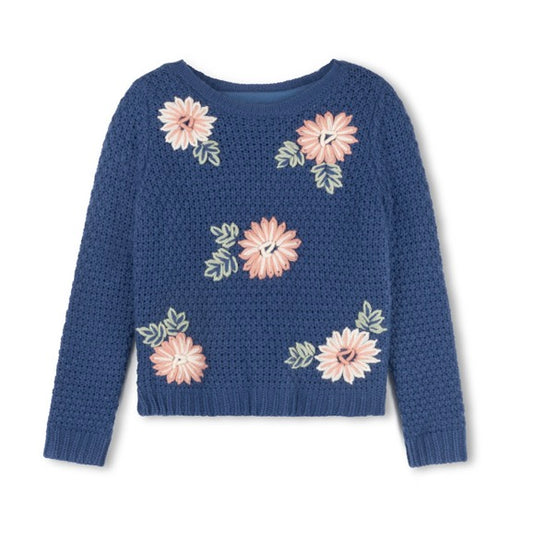 Timber Flower Chunky Knit Sweater