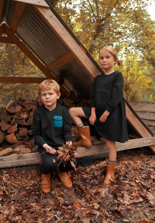 Black And Teal Detail set