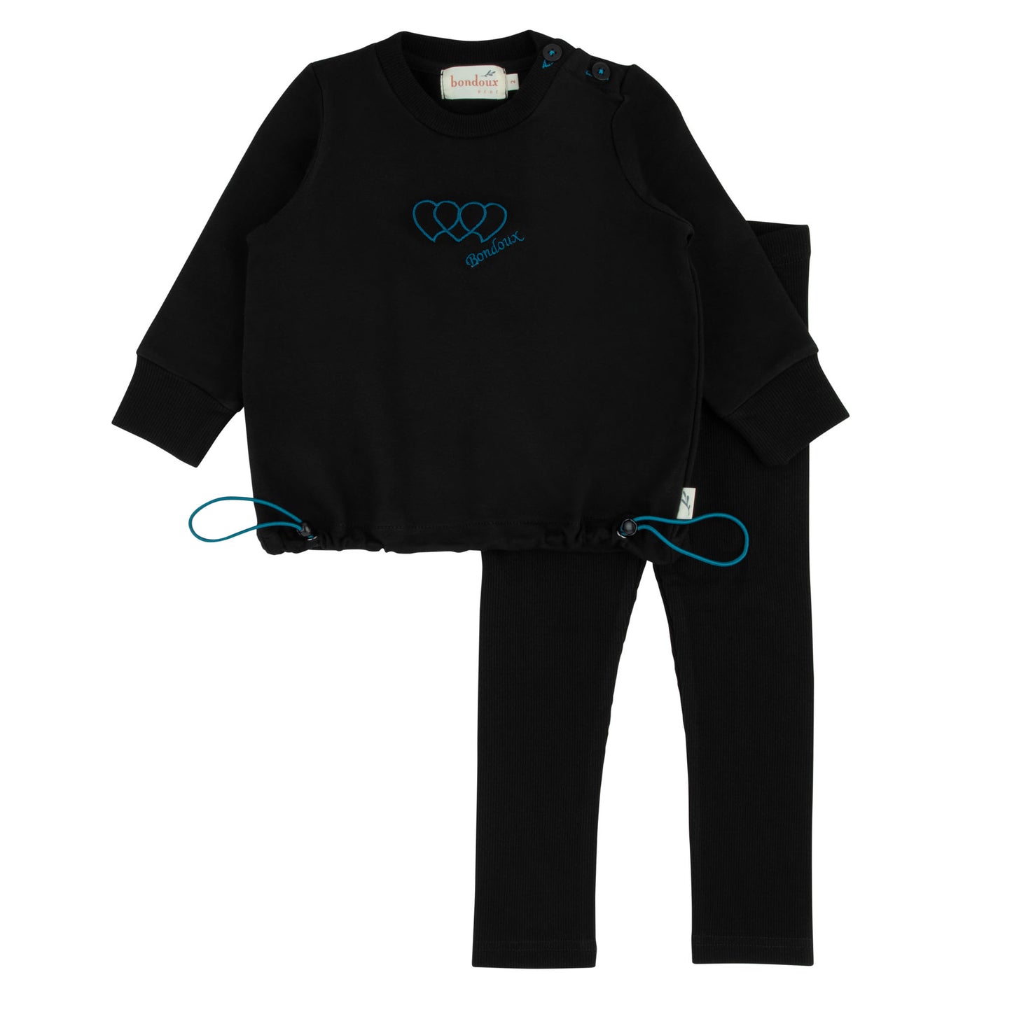 Black And Teal Detail set