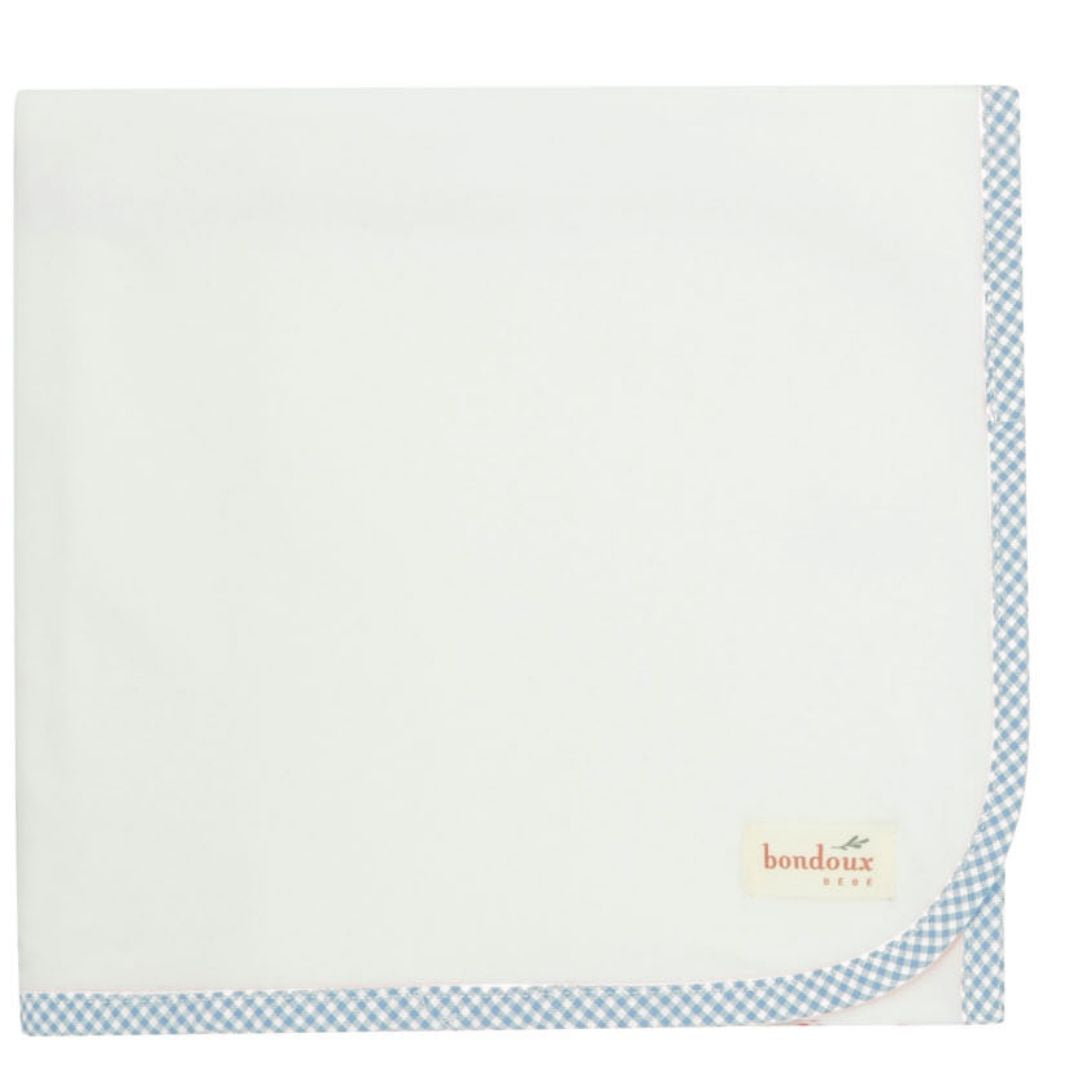 Gingham Trim Blanket