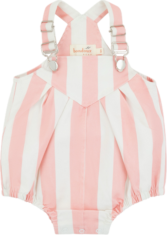 Striped Girls Romper