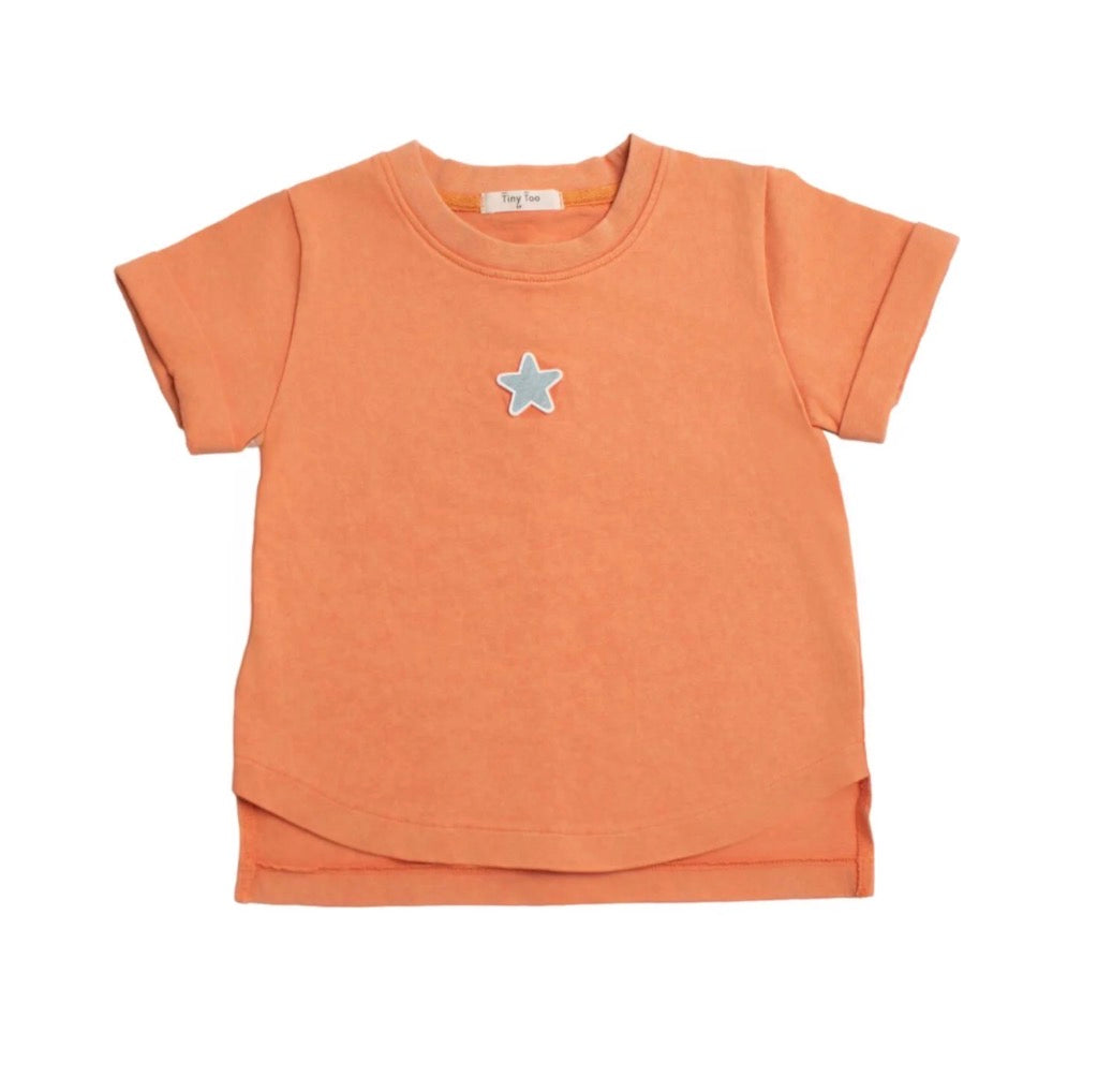 Orange Boys Short Sleeve Top