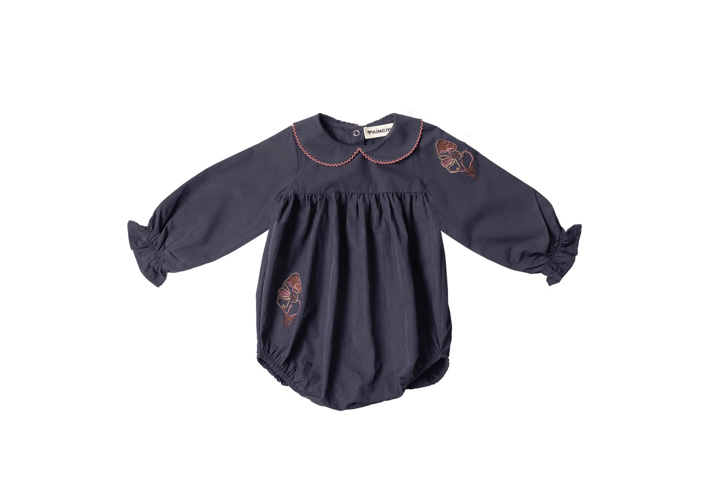 Petite Botanica Romper Navy