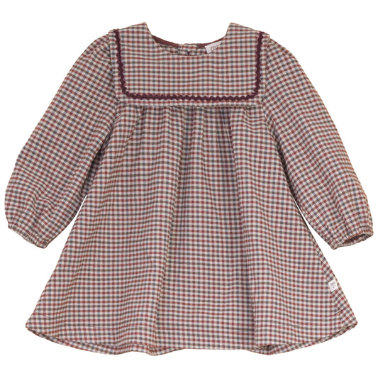 Velvet Rick Rack Dress