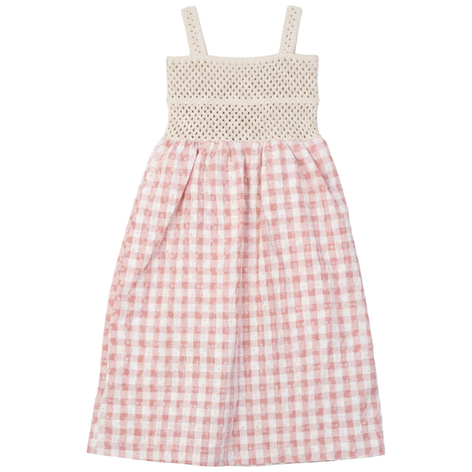 Maxi Jumper With Crochet Top