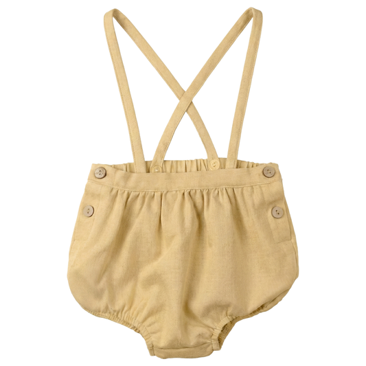 Baby Overall In Solid Woven