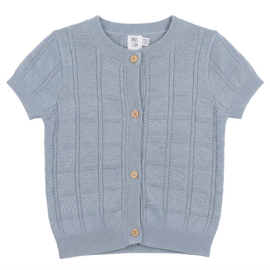 Boys Checkered Knit Sweater