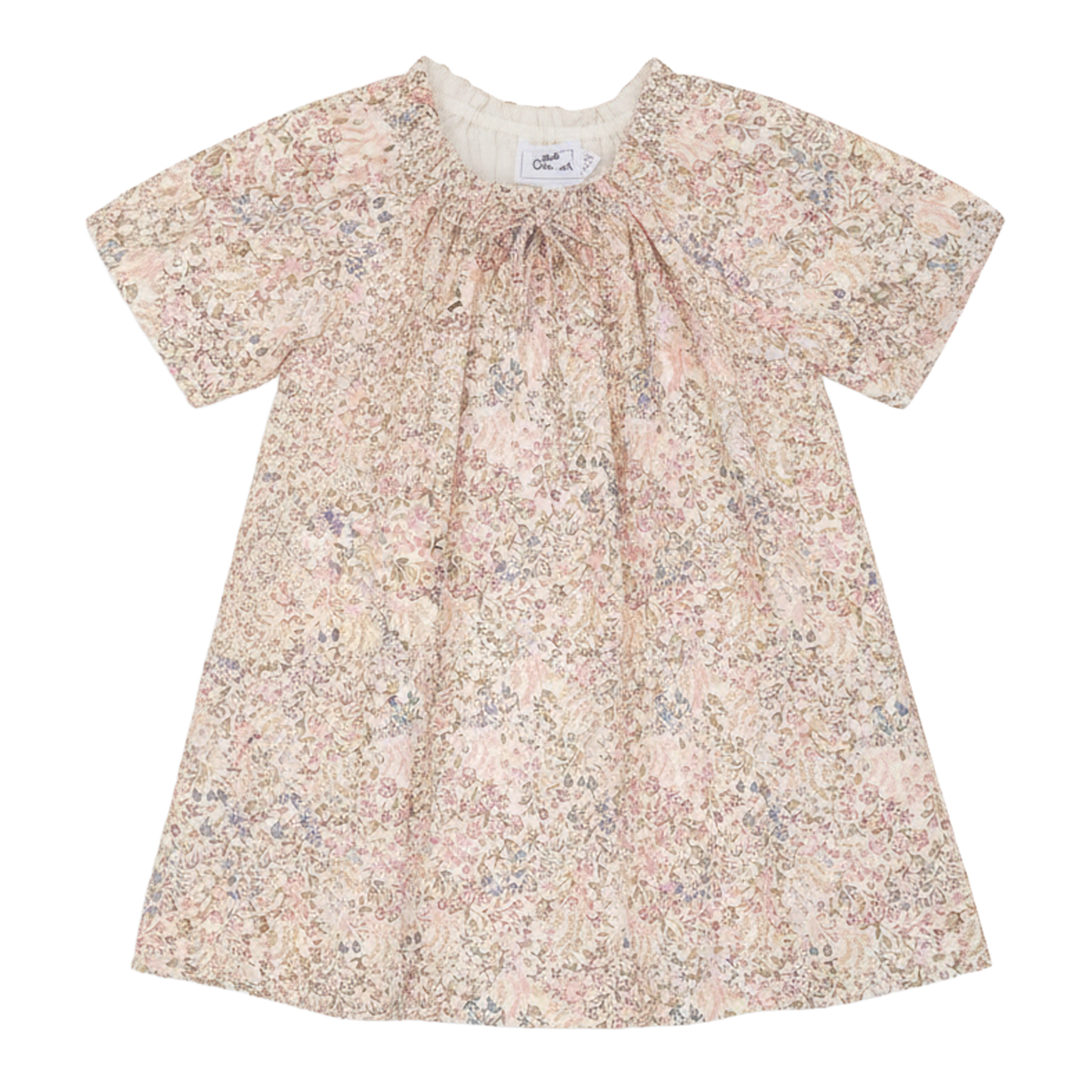 Girls Cotton Floral Dres