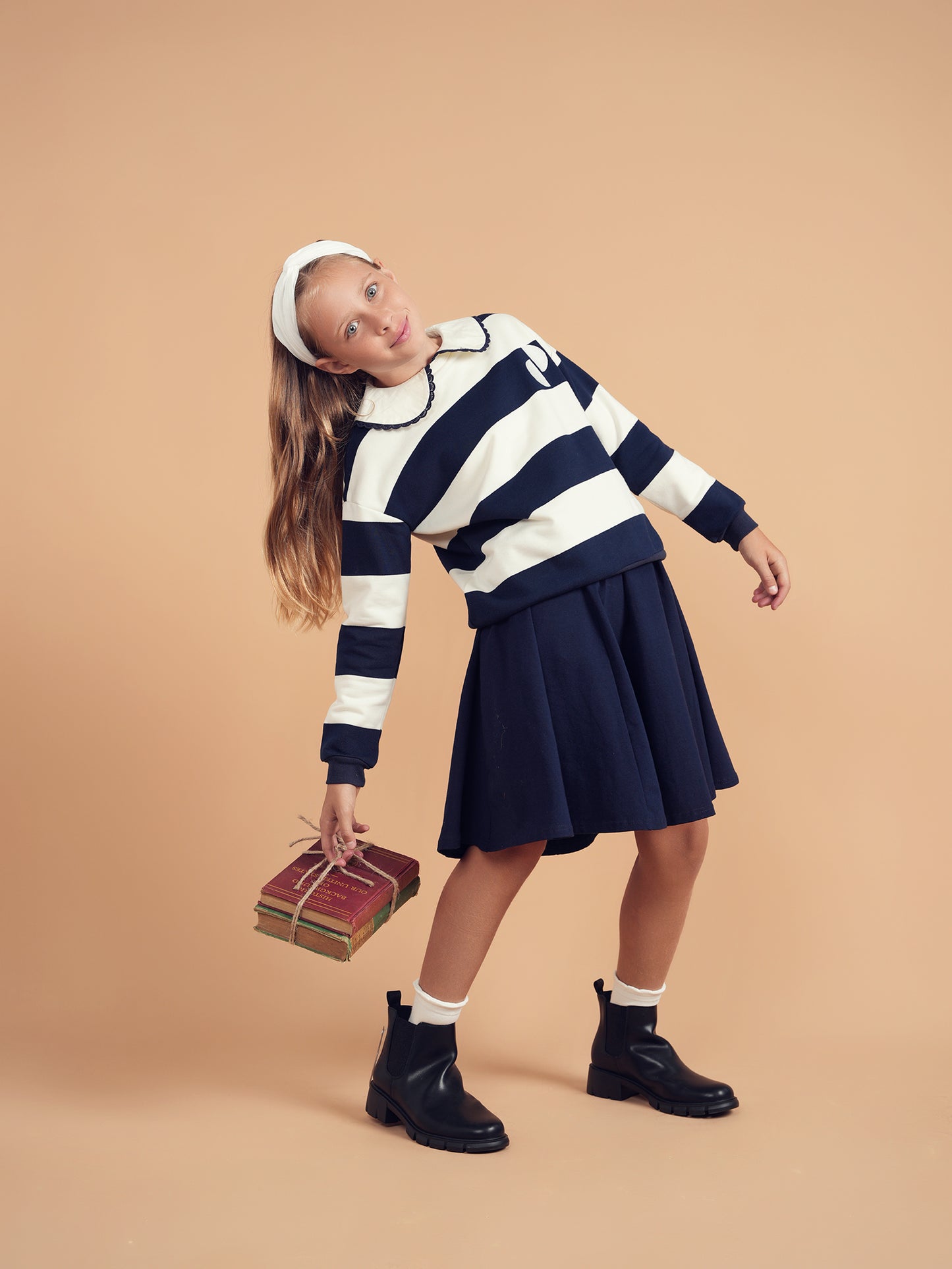 Stripe Girls Top