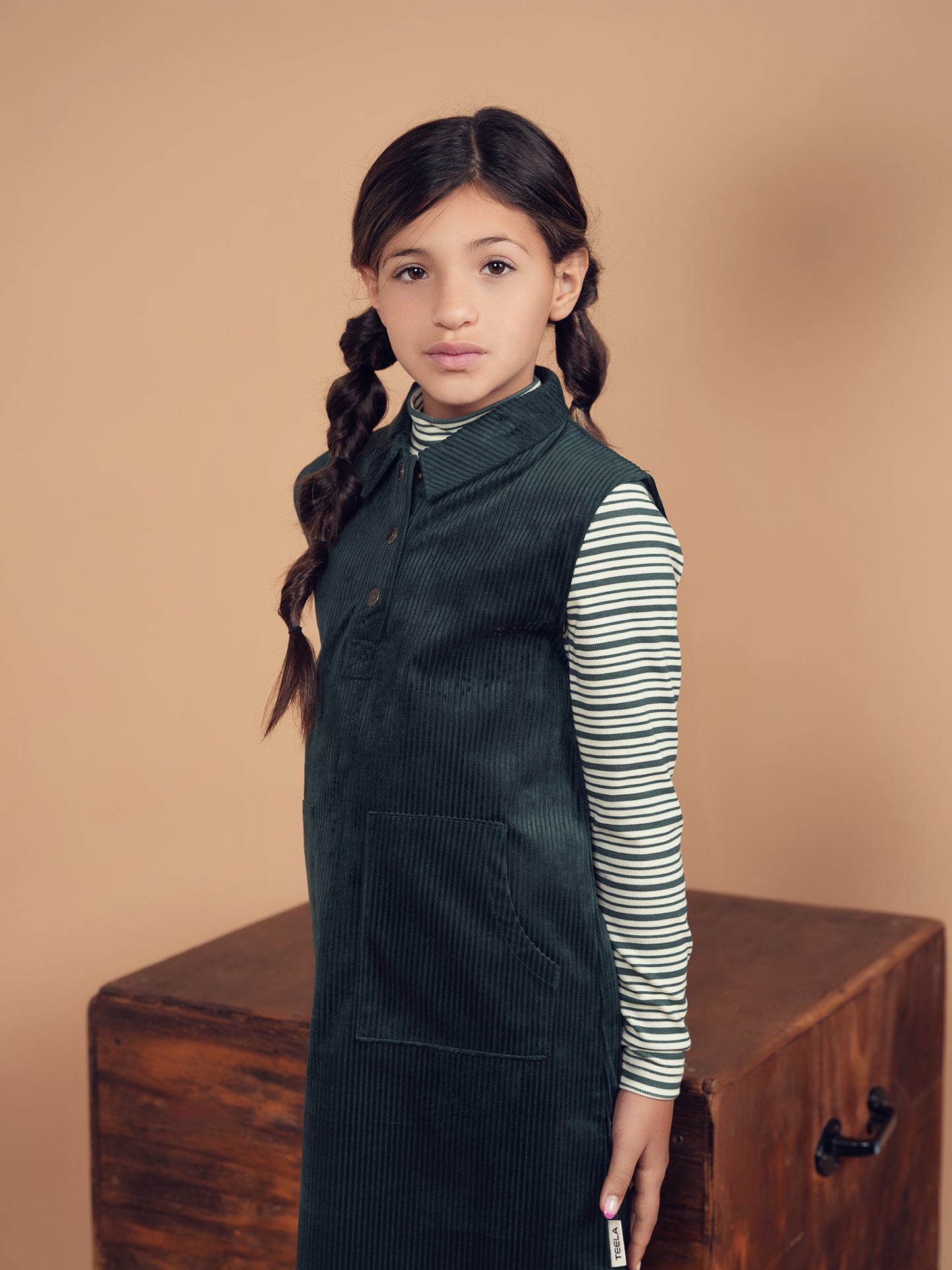 Striped Mockneck