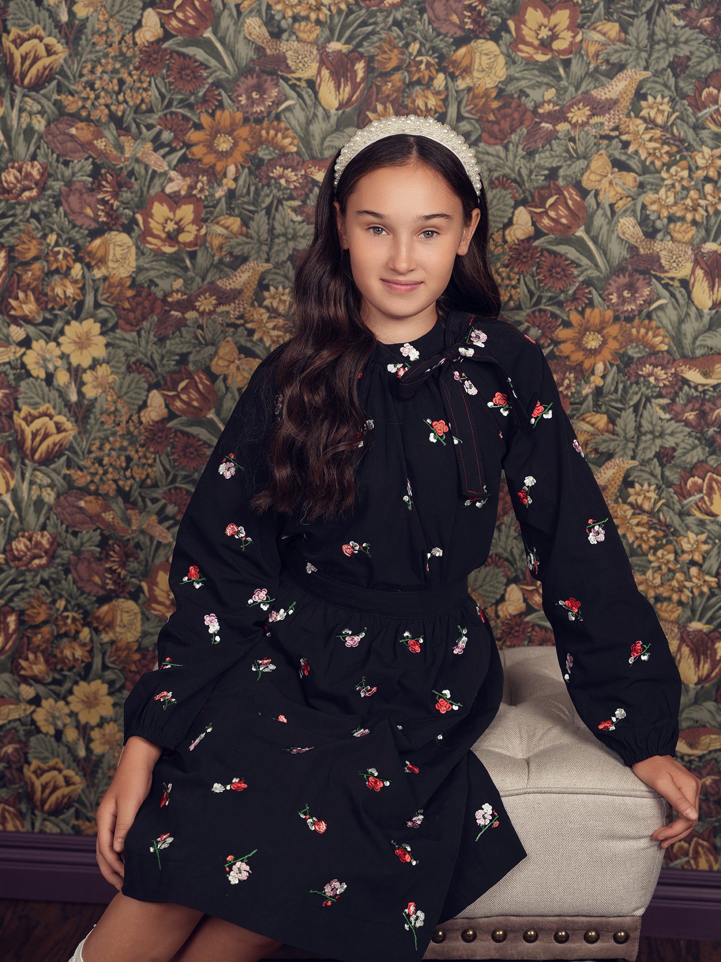 Emroidered Teen set