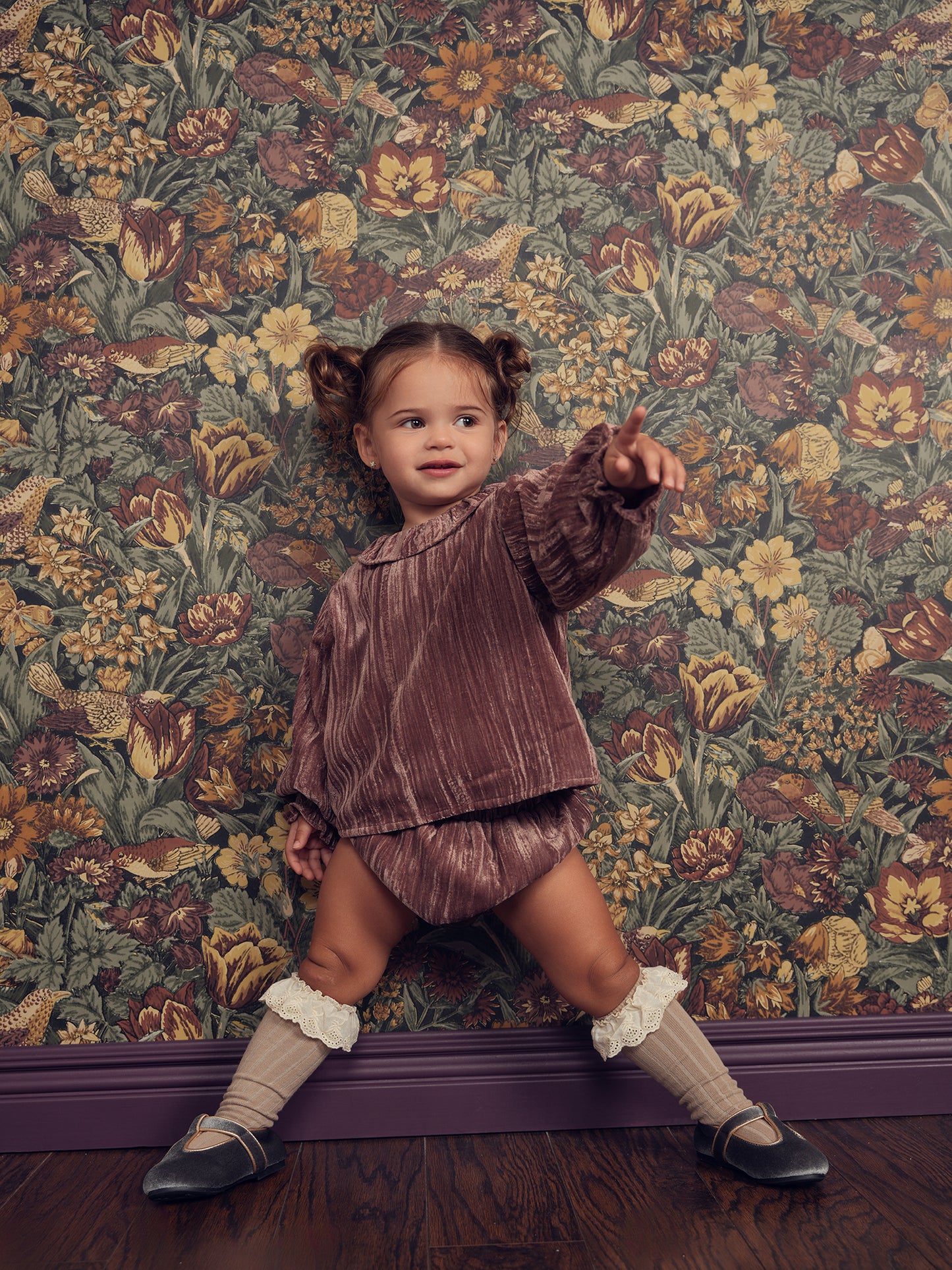 Crushed Velvet Baby Set