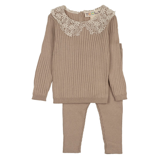 Lace Knit Baby Set