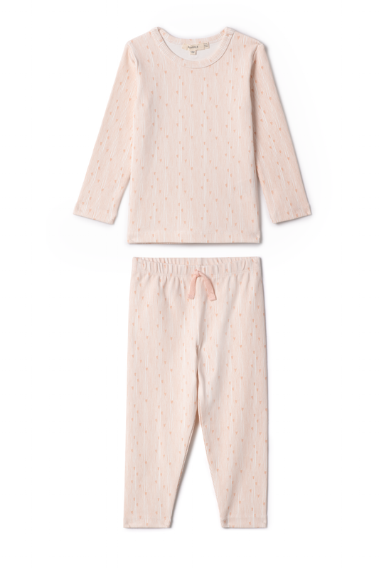 Small Line Print Pajamas