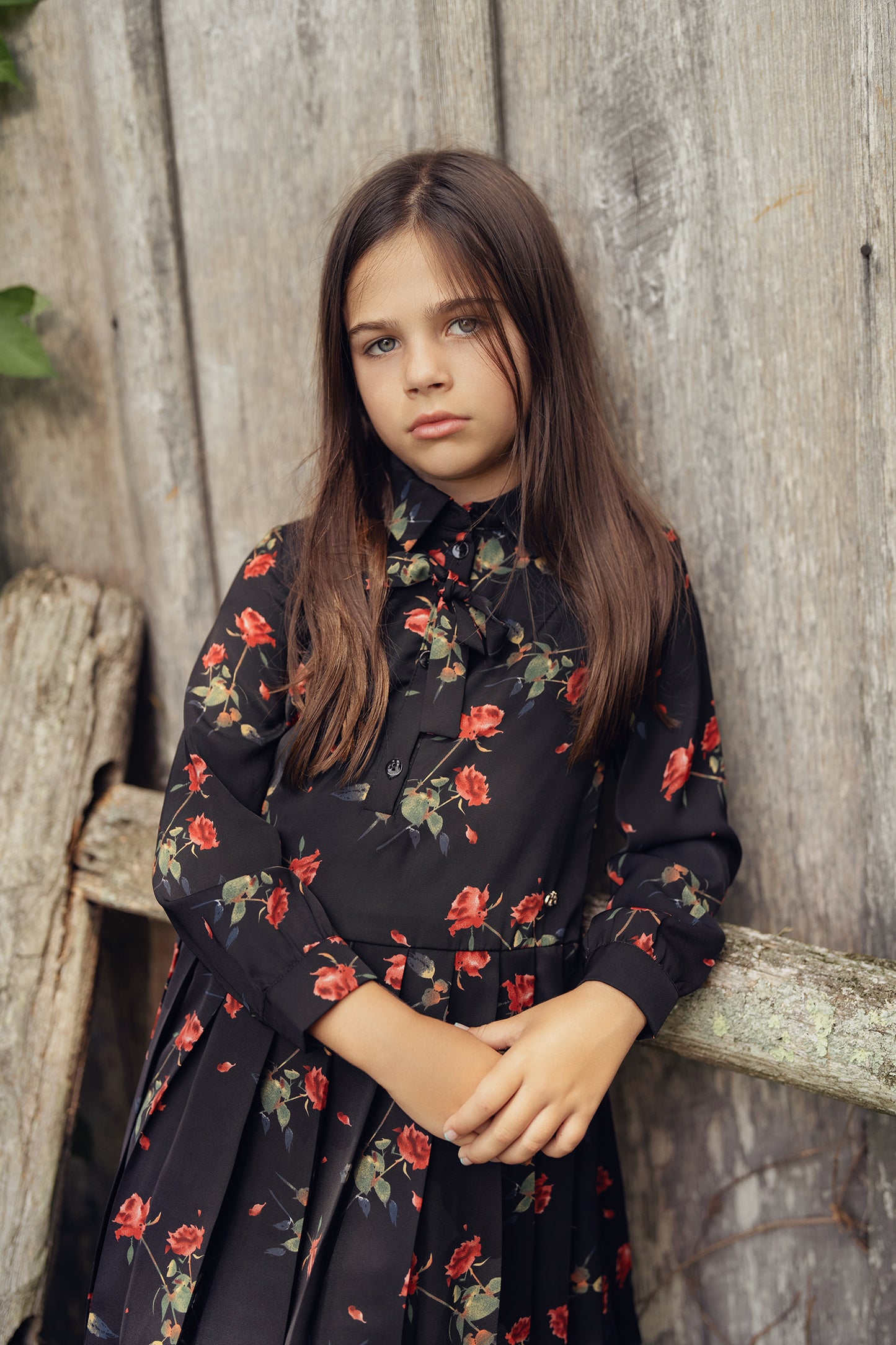 Dress With Knife Pleats