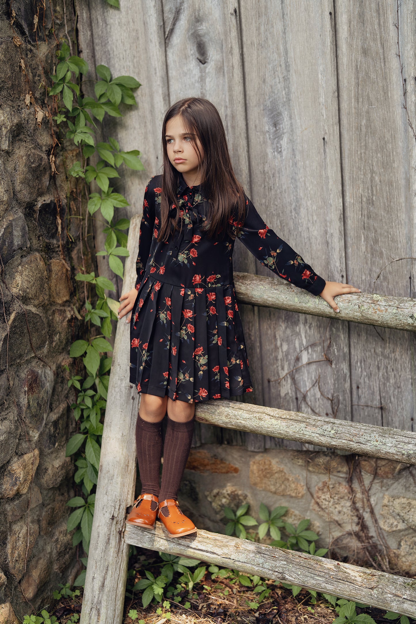 Dress With Knife Pleats