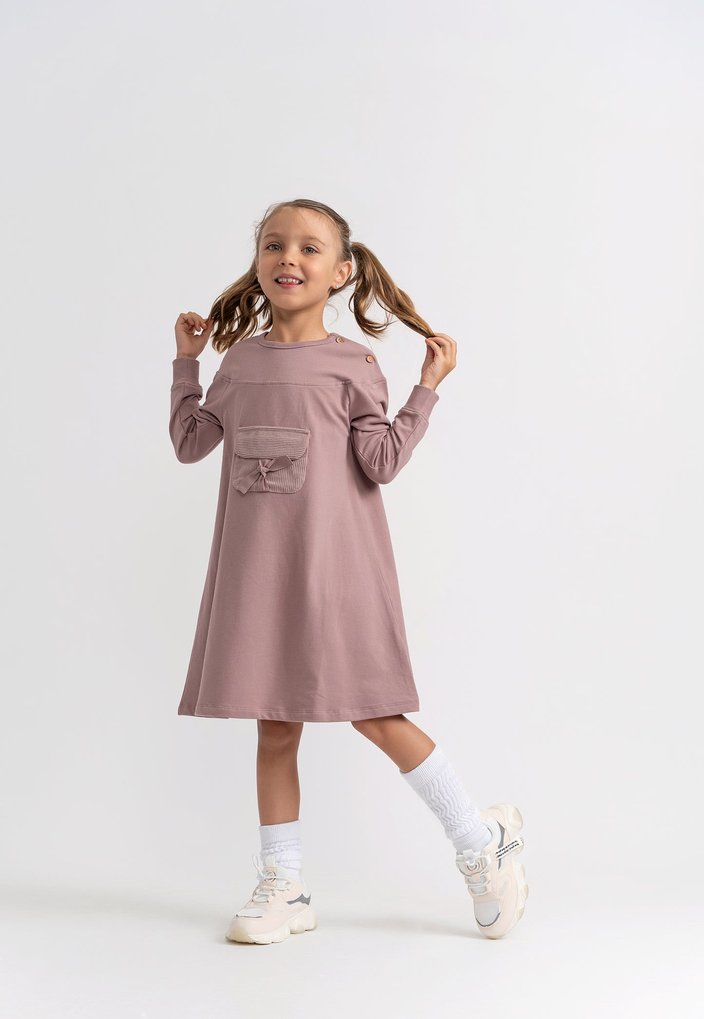 Corduroy Pocket Dress