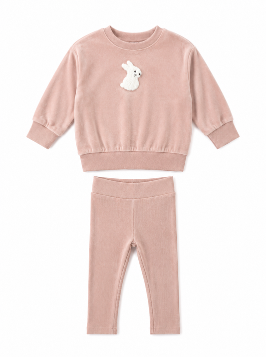 Girls 2 PCS Set With Bunnies
