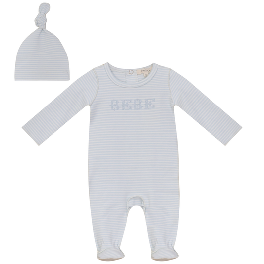 Baby Brushed Stripe Romper Set