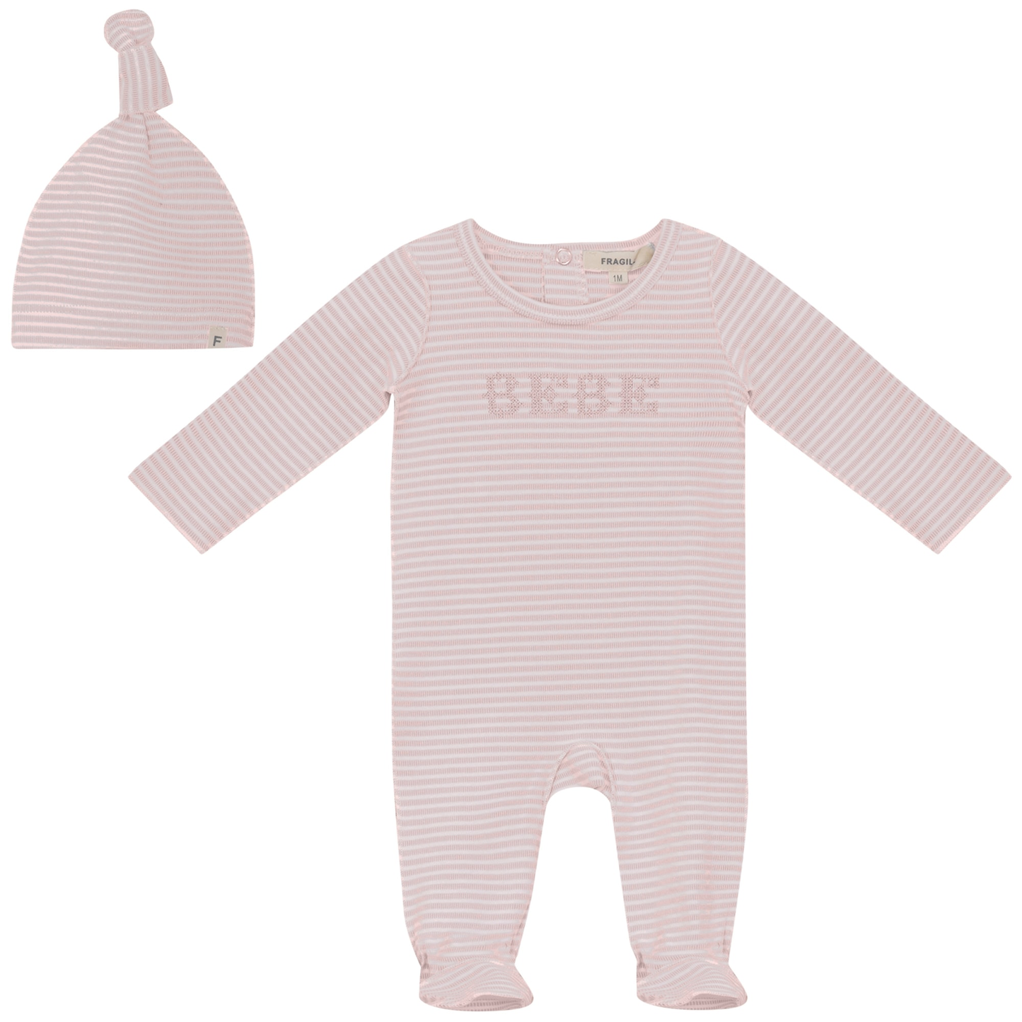 Baby Brushed Stripe Romper Set