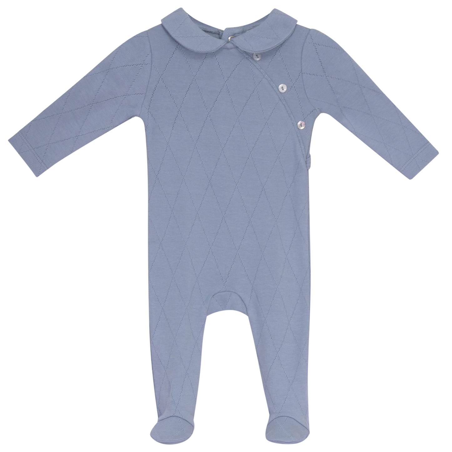 Boys Pointelle Diamond Layette