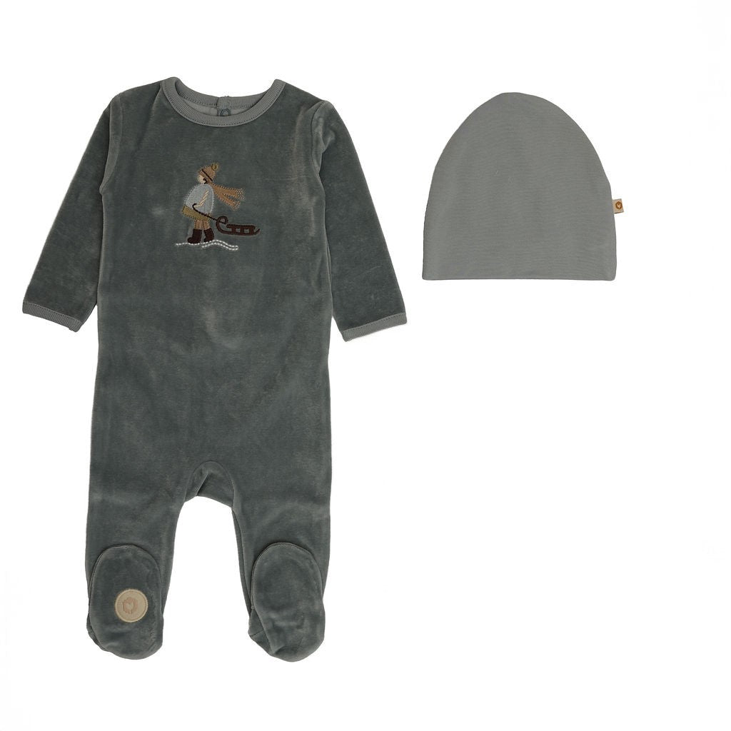 Winter Sledder Footie & Hat