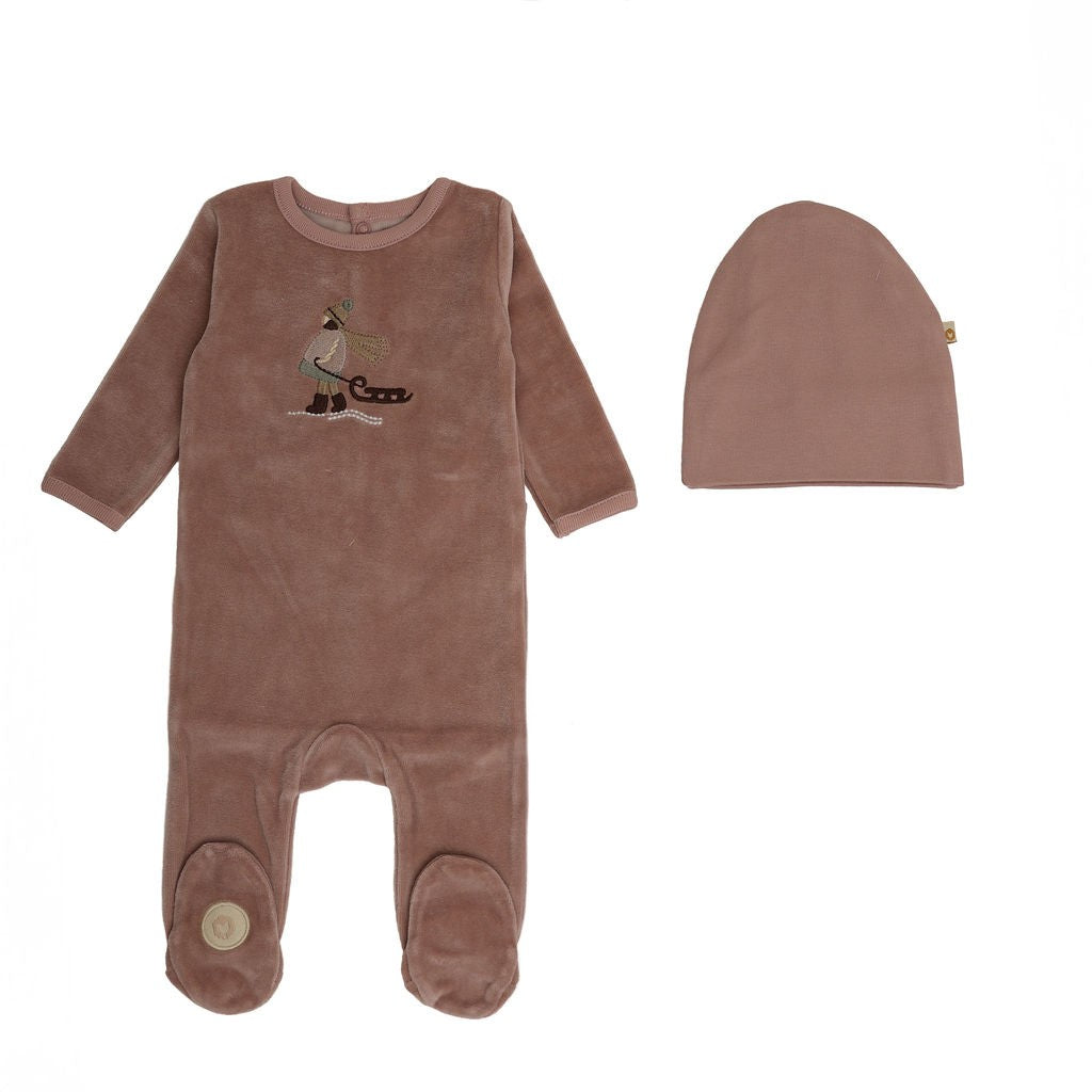 Winter Sledder Footie & Hat