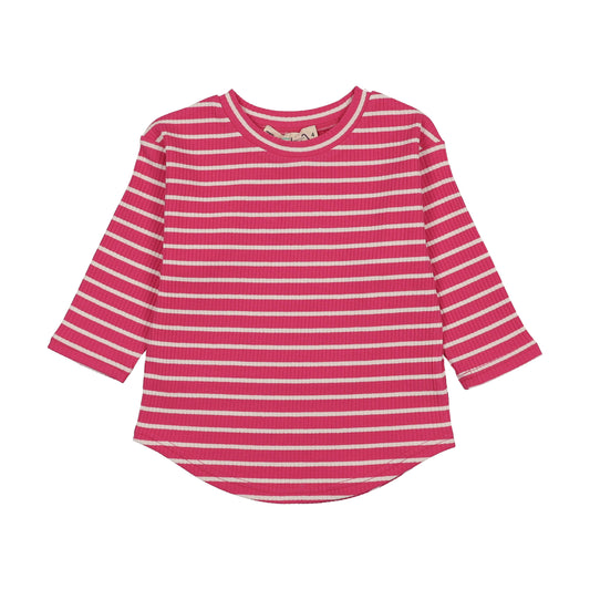 Ribbed Striped Tee