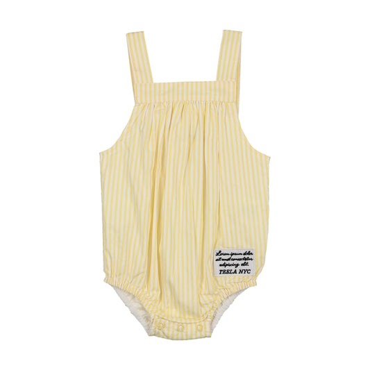 Seersucker Baby Boy Romper