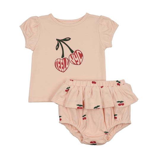 Cherries Baby Girl Set